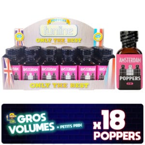 Display poppers Amsterdam, Boite 18 flacons poppers Amsterdam 24ml, Amsterdam poppers, poppers Amsterdam, achat poppers, poppers prix, poppers pas cher, effet du poppers, poppers achat