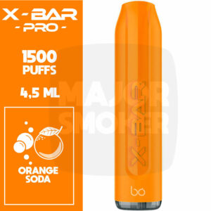 X bar pro orange soda, x-bar pro, X bar pro puff, x bar 1500 puff, x bar sans nicotine, x bar pro, x bar pro pas cher, x bar pro prix