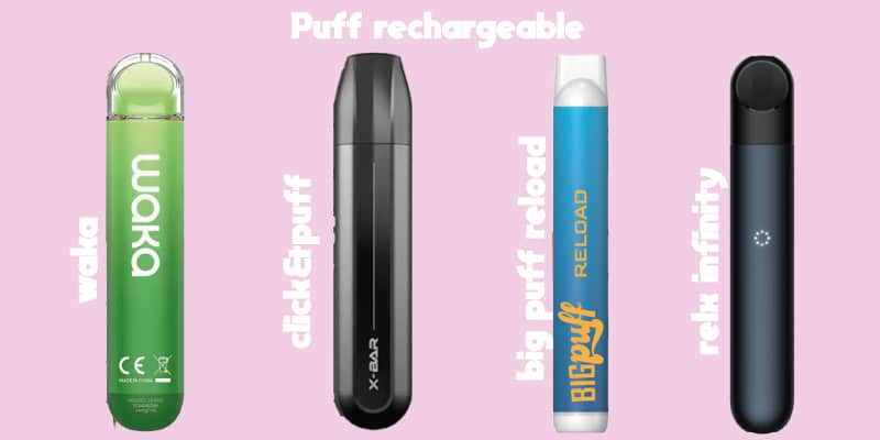 puff rechargeable, xbar rechargeable, big puff rechargeable, relx, puff relx, ecig relx, pod recharge, pod rechargeable, kit rechargeable,