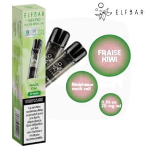 elfbar, elfa pro, pods elfa pro, pod elfabar, elf bar rechargeable, elfbar recharge, cartouche elfbar, elfbar pro, cartouche saveur fraise kiwi, elfbar fraise kiwi