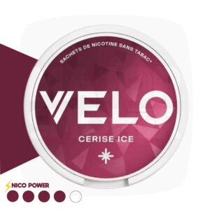 velo nicotine pouche, velo cerise givrée, nicotine pouche velo cerise, nicotine pouche pas cher, nicotine pouche cerise ice